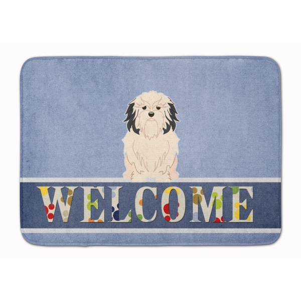Carolines Treasures Lowchen Welcome Machine Washable Memory Foam Mat BB5600RUG - main